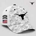 Texas Longhorns 2026 Veterans Salute To Service Camo Classic Hat Texas Longhorns Merch Gifts