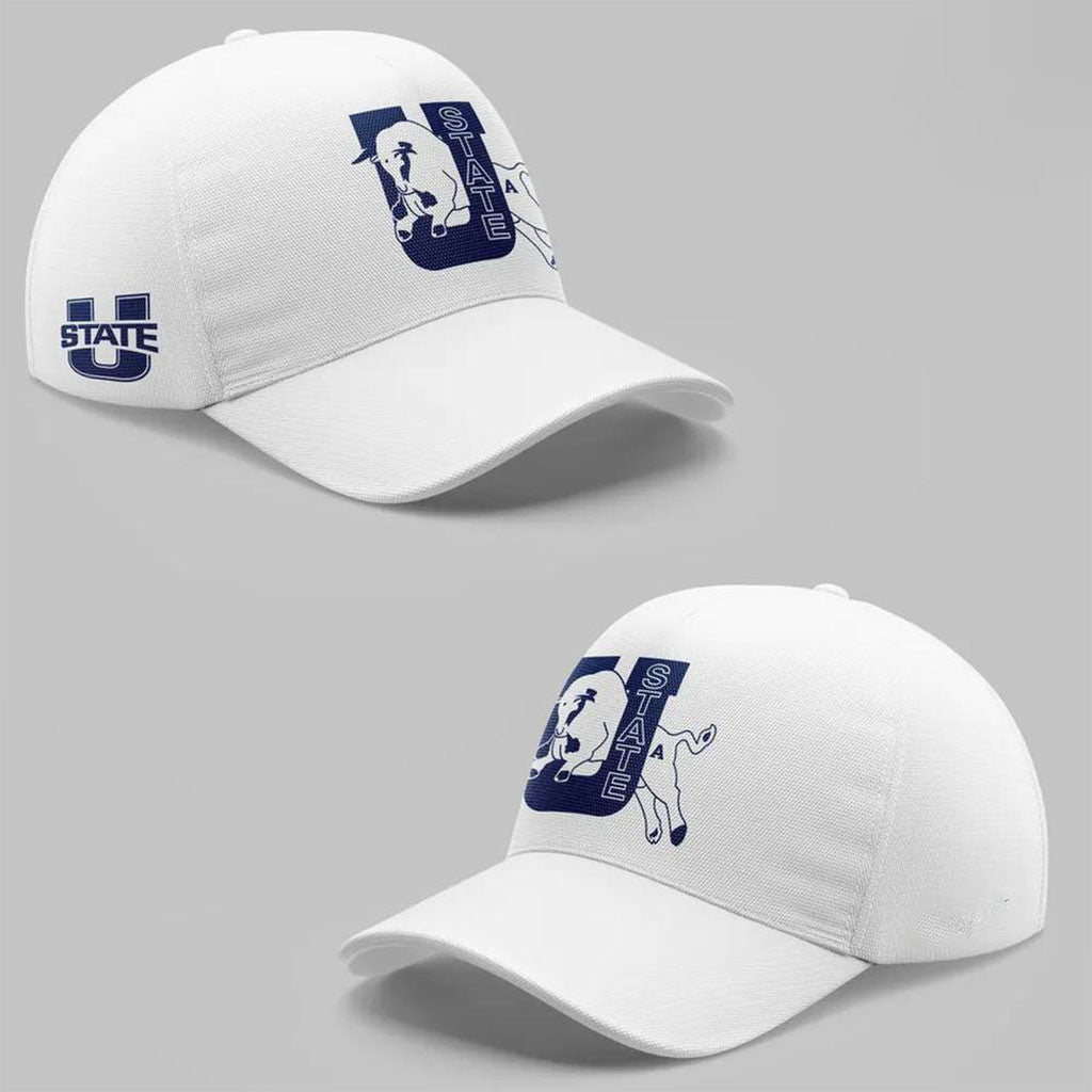 Utah State Aggies 1992-1995 Logo Retro Hat Utah State Football Merch Best Gift For Fans