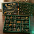 Green Bay Packers Go Pack Go Christmas Advent Calendar Packers Merch Gift For Football Fans