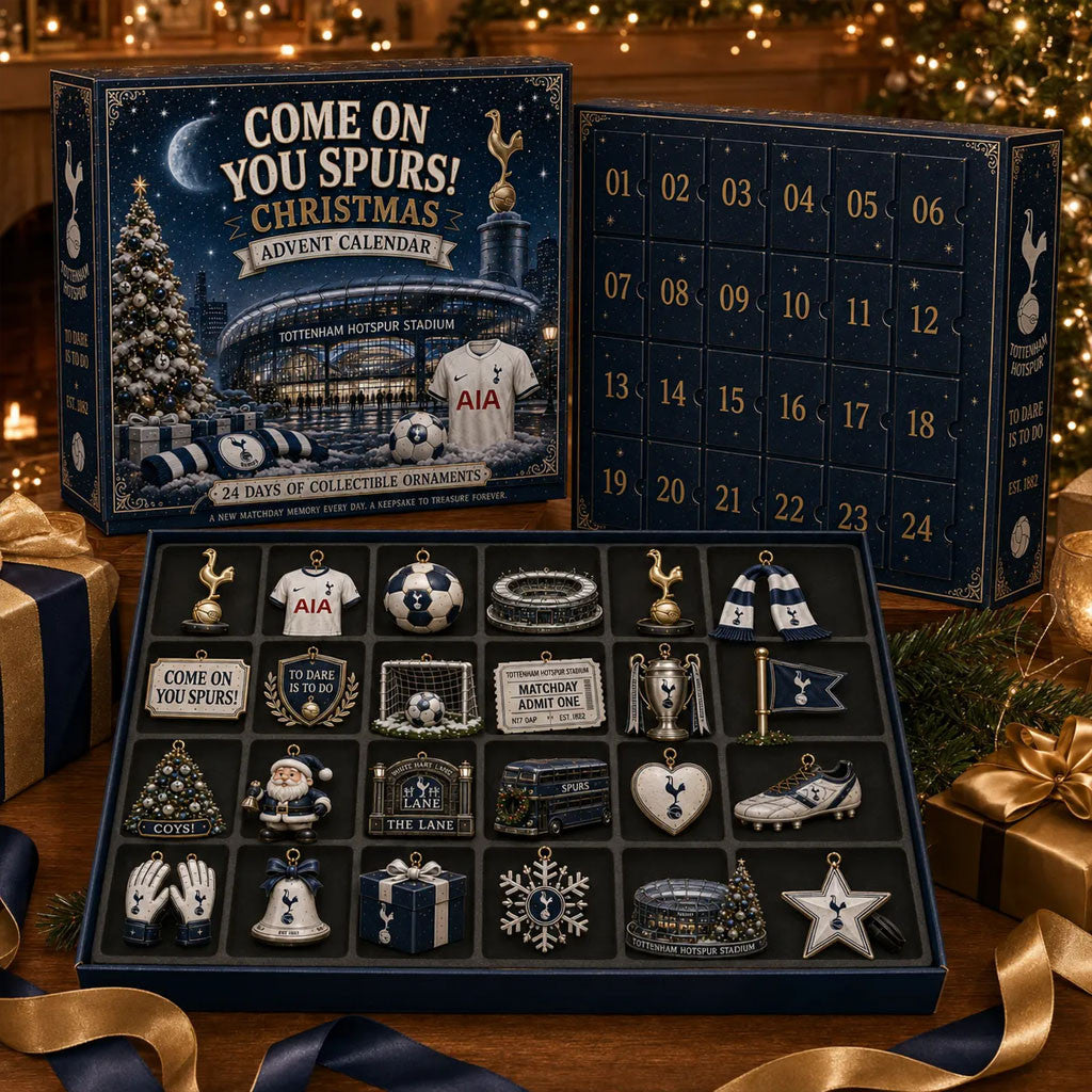 Tottenham Hotspur Come On Your Spurs Advent Calendar Tottenham Hotspur Merch Christmas Gifts