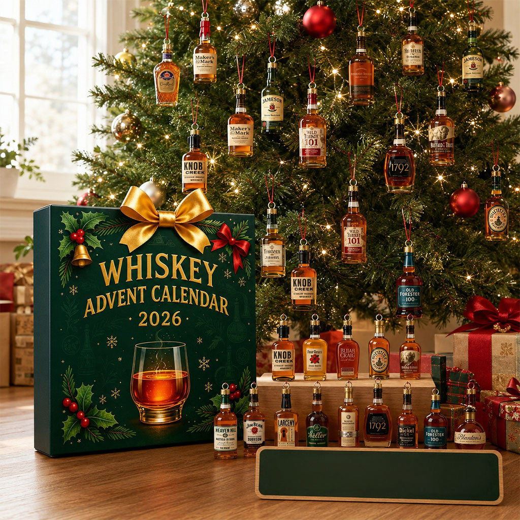 Whiskey Advent Calendar 2026 Bourbon Christmas Countdown Holiday Gift For Father In Law