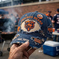 Chicago Bears Est 1919 Distressed Hat Bear Down Baseball Cap Chicago Bears Merch Game Day Gift