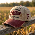 Philadelphia Phillies Field of Dreams 2026 Distressed Baseball Hat Philadelphia Phillies Merch