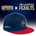 Harrisburg Senators X Peanuts Night Snapback Hat Harrisburg Senators Merch Gift For Brothers