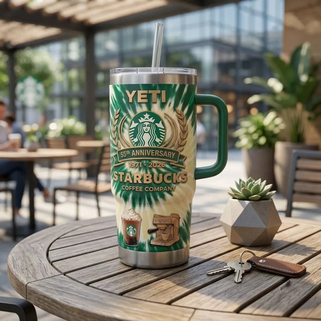 Starbucks 55th Anniversary YETI Stanley Tumbler Starbucks Merch Gift For Coffee Lovers