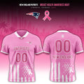 Personalized New England Patriots Breast Health Awareness Night 2026 Jersey NE Patriots Merch