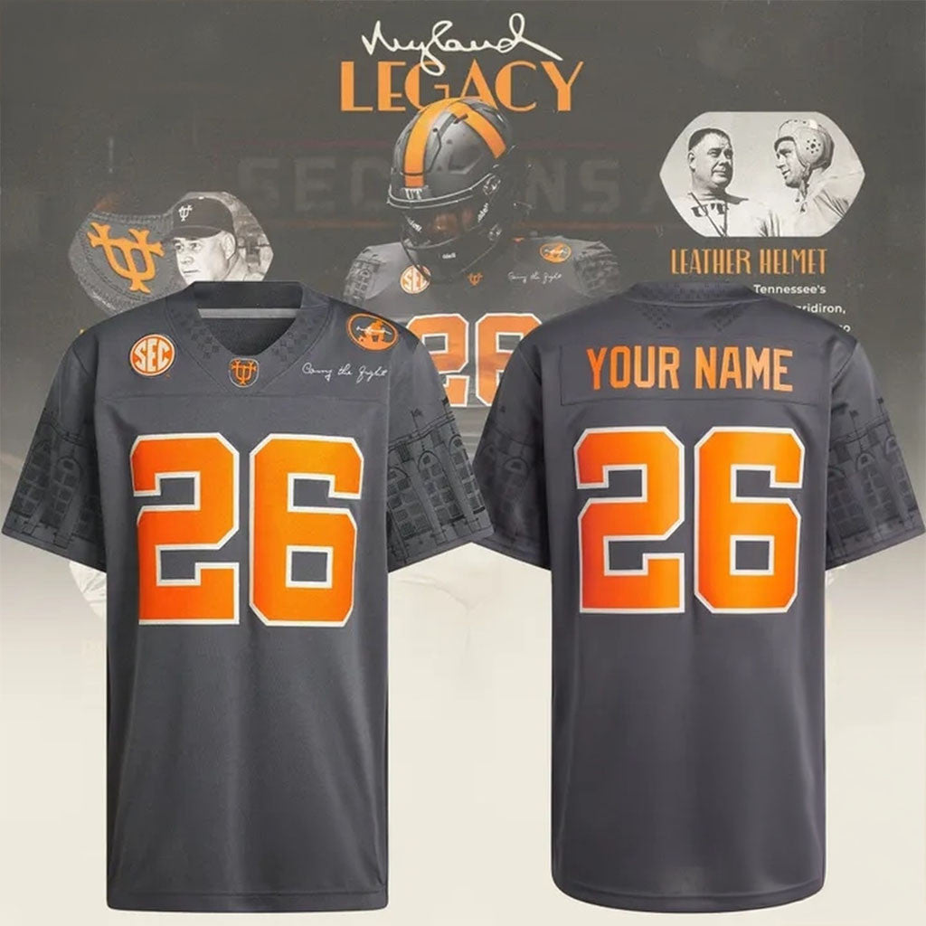 Personalized Tennessee Volunteers Legacy Game 2026 Jersey Volunteers Merch Football Fan Gear