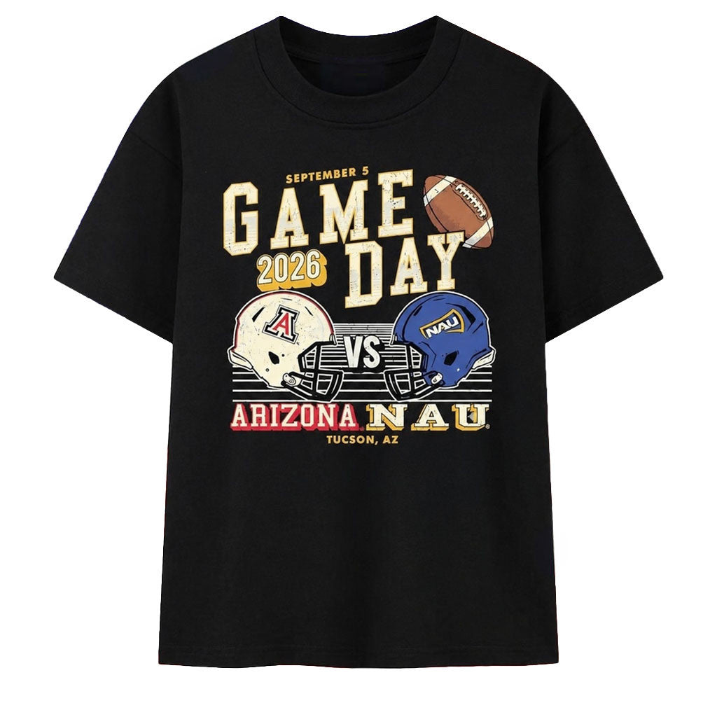 Arizona Wildcats Vs Northern Arizona Lumberjacks Game Day September 5 2026 Tucson T-Shirt Gifts