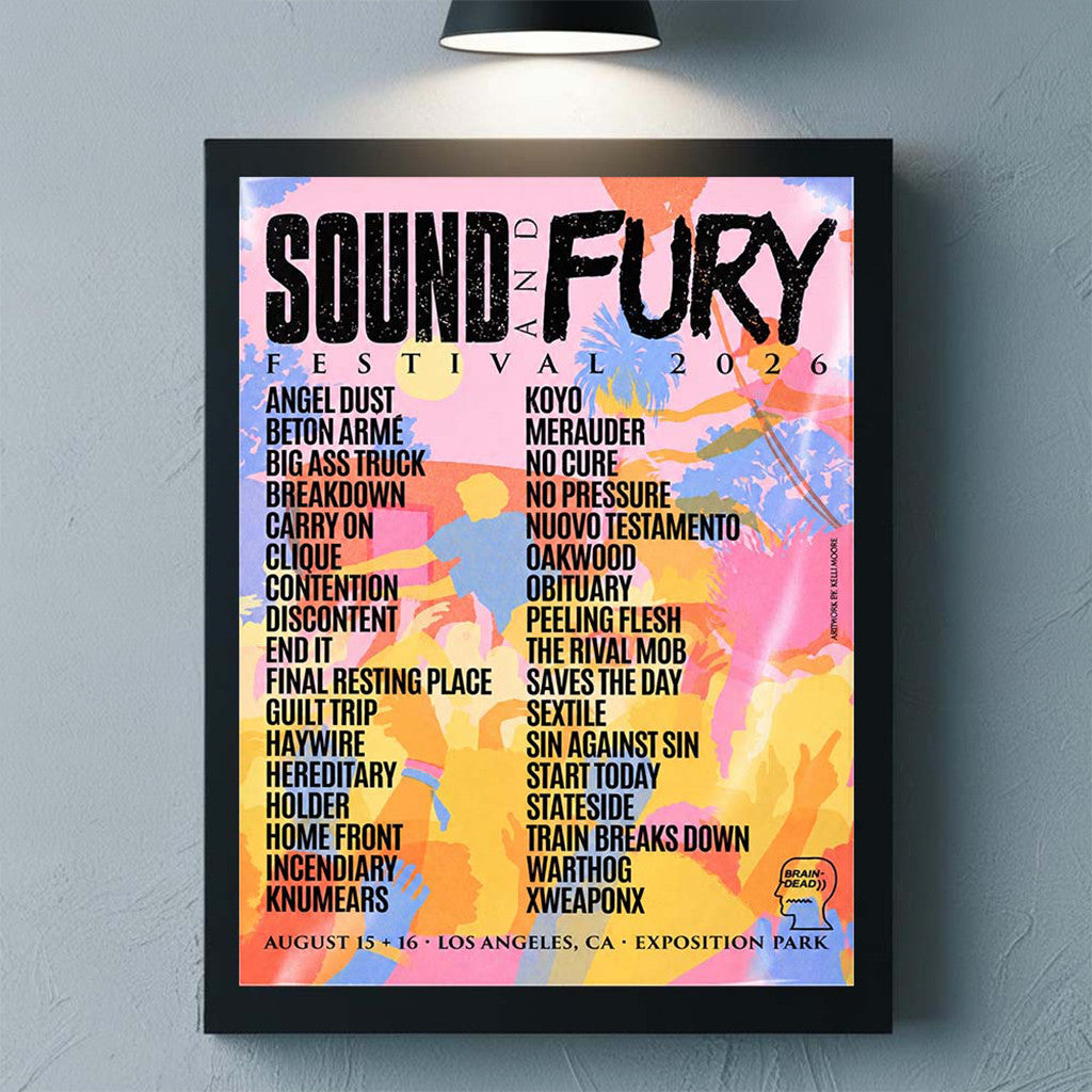 Sound And Fury 2026 Festival Lineup Poster Home Decor Poster Sound And Fury Merch Fan Gifts