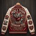 Alabama Crimson Tide Merch Bama Strong Legendary Pride Alabama Football Jacket Fans Gifts