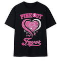 Indiana Fever Pink Out Breast Cancer Awareness Heart Basketball T-Shirt Indiana Fever Merch