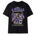 Never Underestimate A Woman Who Understands Football Baltimore Ravens T-Shirt Gift For My Wife