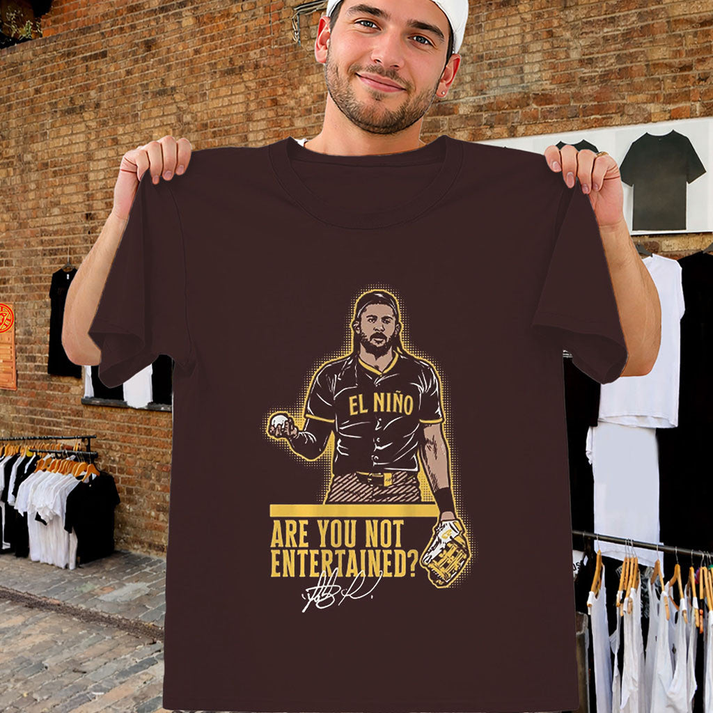 Are You Not Entertained Shirt Fernando Tatis Jr San Diego Padres Tee Gift For Baseball Lover