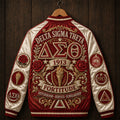 Delta Sigma Theta 1913 Fortitude Varsity Jacket Sisterhood Service Scholarship Apparel Gift
