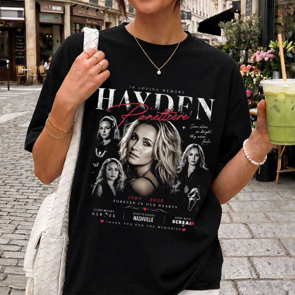 Hayden Panettiere Memorial In Loving Memory Tribute T-Shirt Forever In Our Heart Shirt