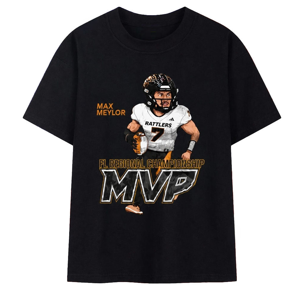 Max Meylor #7 IFL National Championship MVP Arizona Rattlers T-Shirt Max Meylor Merch Fan Gifts