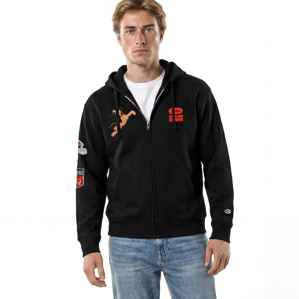 Cleveland Browns D X Champion Pluto All-Star Zip Hoodie Cleveland Browns Merch Football Fan Gift
