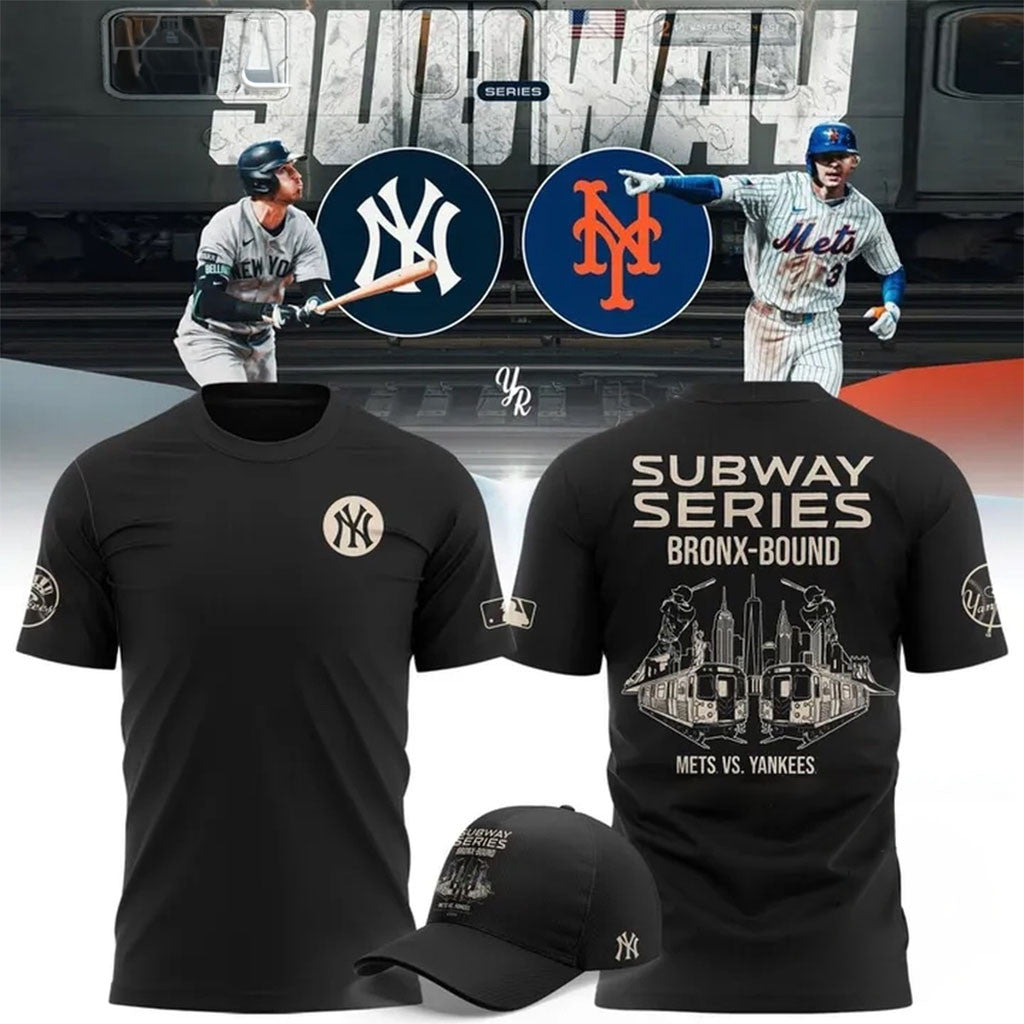 New York Yankees 2026 Subway Series Bronx Bound T-Shirt NY Yankees Merch Gift For Baseball Fan