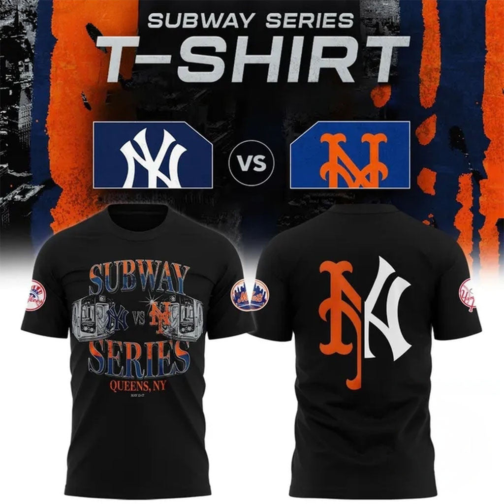 New York Yankees X Mets 2026 Subway Series T-Shirt Baseball Fan Apparel Gift for Husband
