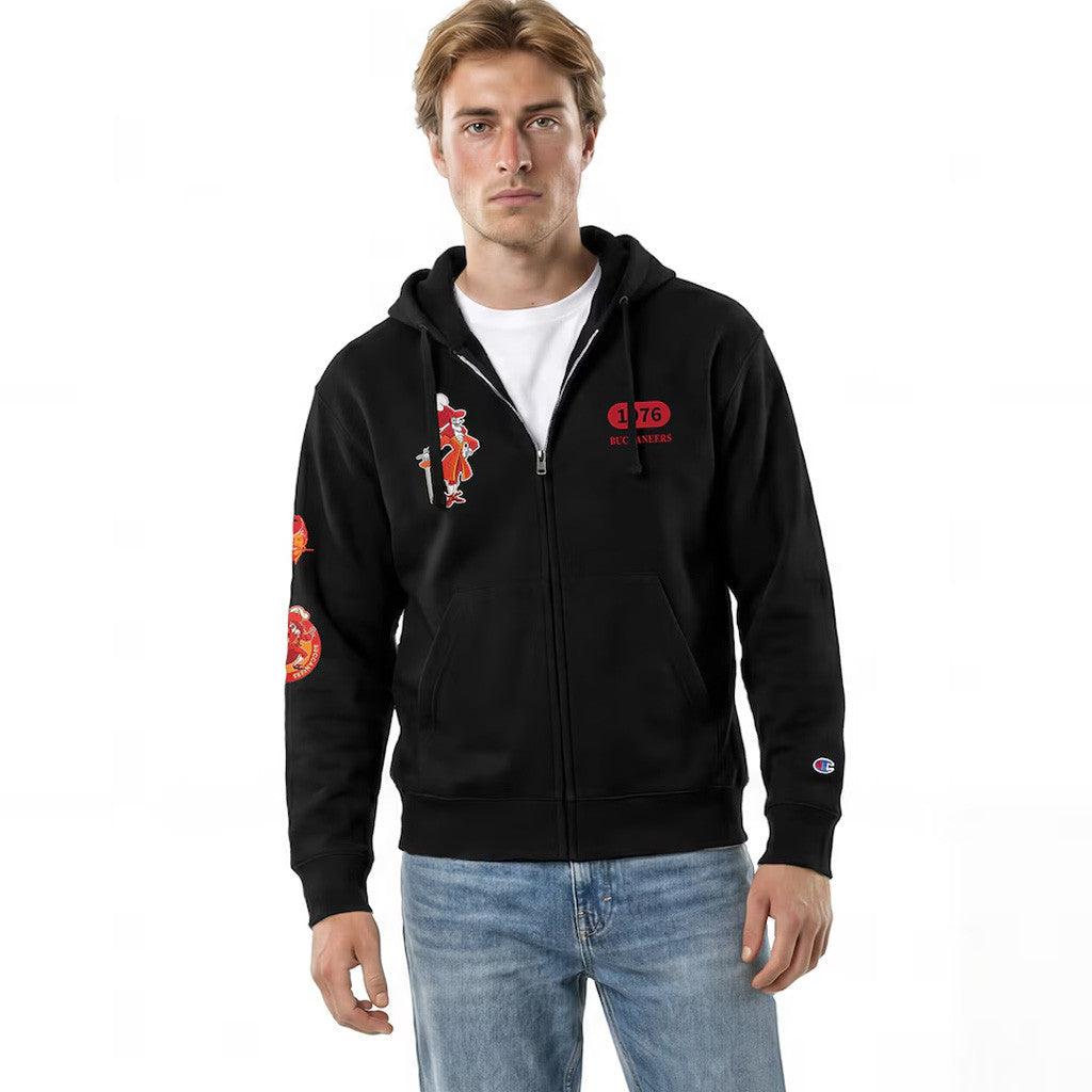 Tampa Bay Buccaneers D X Champion Captain Hook All-Star Zip Hoodie Buccaneers Merch Fan Gifts