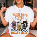 Freshly Boo'd Coffee Served With Scream And Sugar T-Shirt Halloween Gifts For Her