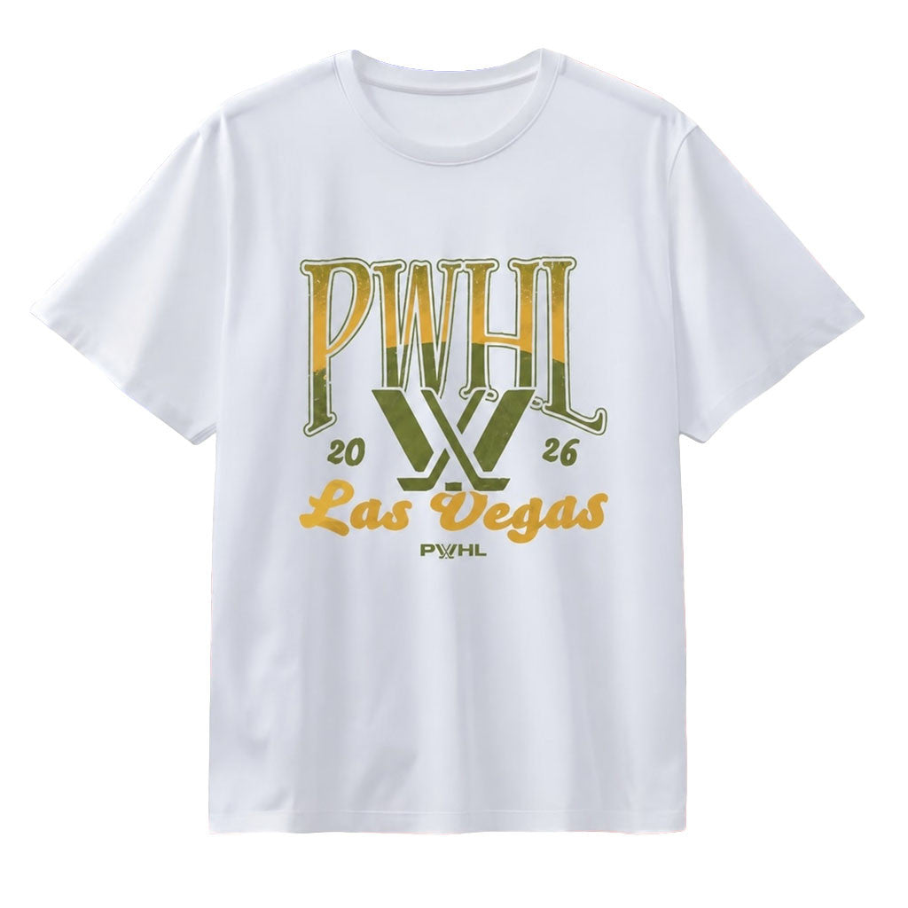 PWHL Las Vegas Stadium Sky High Crew 2026 T-Shirt Present For Hockey Lover