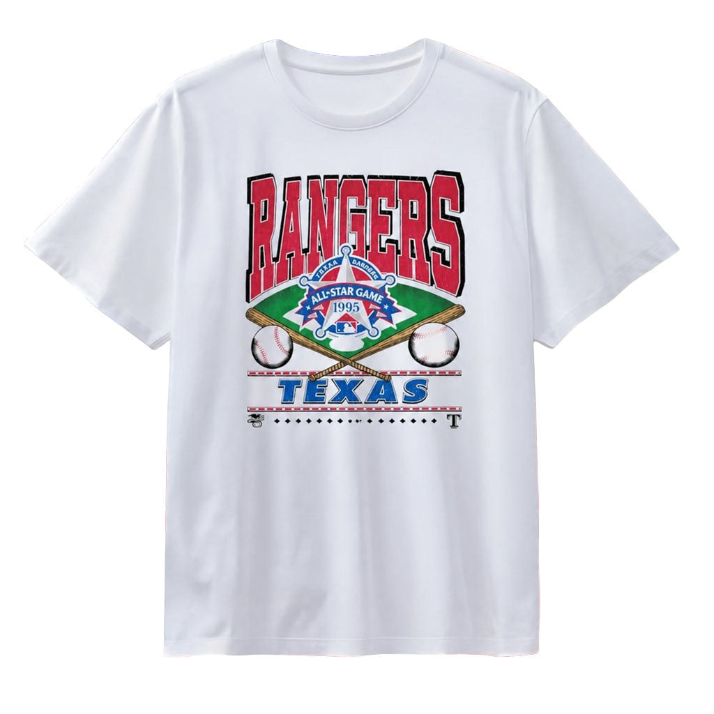 Texas Rangers 1995 All Star Game Retro T-Shirt Texas Rangers Merch Gift For Baseball Lover