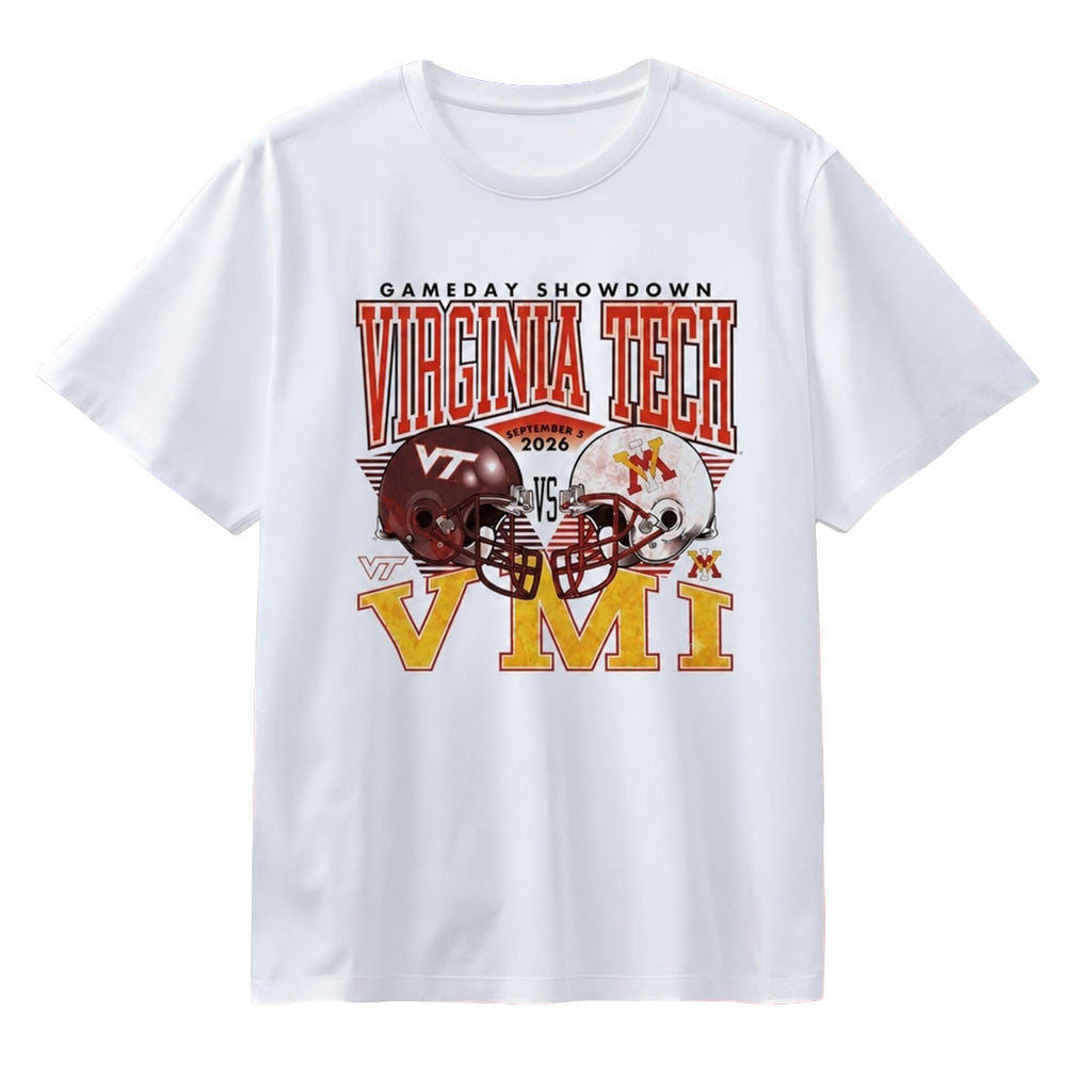 Virginia Tech Hokies Vs VMI Keydets Gameday Showdown 2026 T-Shirt Football Fan Apparel