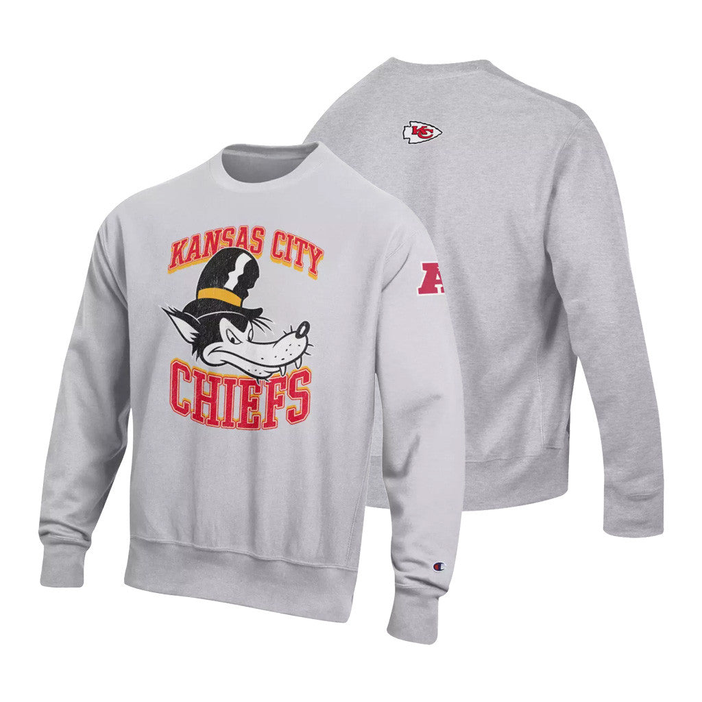 D X Football Champion Merch 2026 Big Bad Wolf Kansas City Chiefs Sweatshirt KC Chiefs Merch