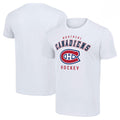 Montreal Canadiens Merch 2026 Montreal Canadiens Arch Logo Graphic T-Shirt Hockey Fan Gifts