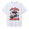 New England Patriots Retro Football Player Action T-Shirt NE Patriots Merch Football Fan Gifts