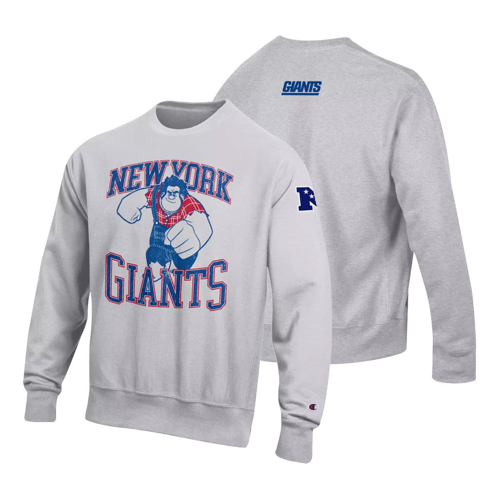New York Giants Wreck-It Ralph Sweatshirt D Champion Football Merch NY Giants Merch Fan Gifts