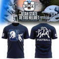 Utah State Aggies 1992-1995 Logo Retro T-Shirt Utah State Football Merch Fan Clothing