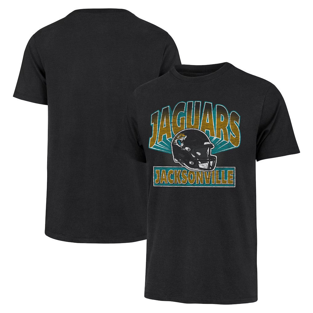 Jacksonville Jaguars Merch 2026 Jaguars '47 Amplify Franklin T-Shirt Black Football Fan Gear