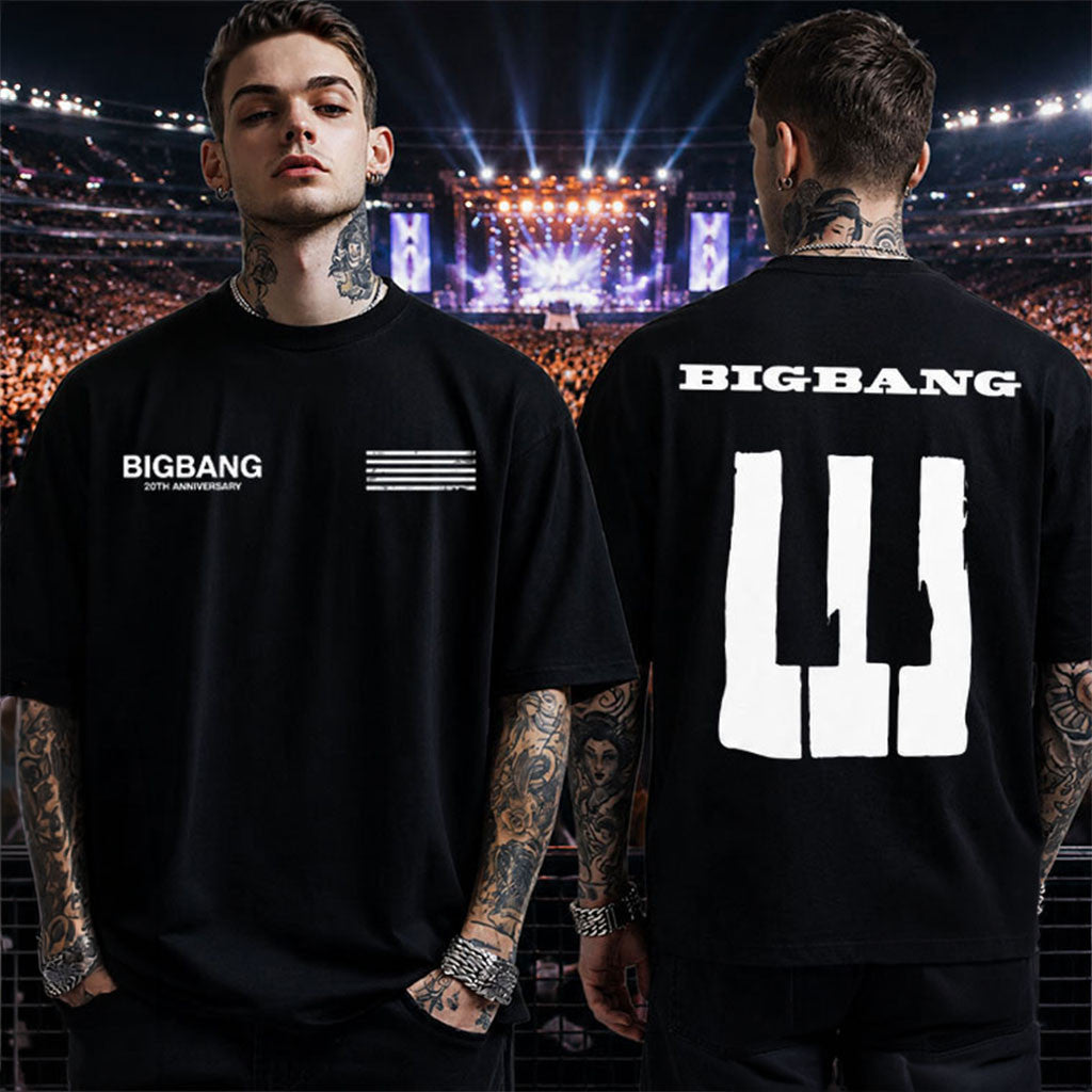 Bigbang Tour 2026 Kpop Concert Korean Music Tour T-Shirt Bigbang 20th Anniversary Merch