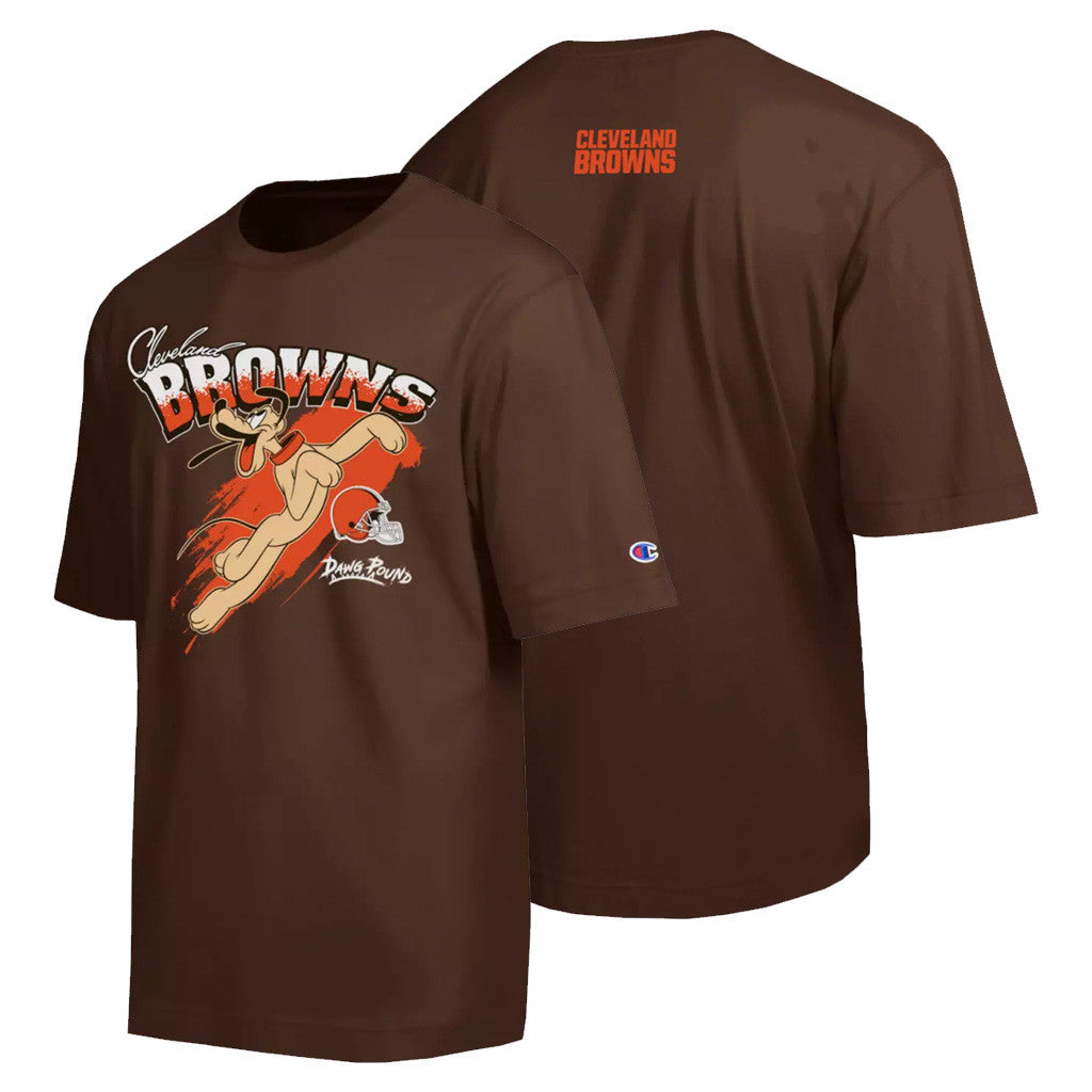 Cleveland Browns Pluto T-Shirt D Champion Collab Merch Dawg Pound Tee Cleveland Browns Merch