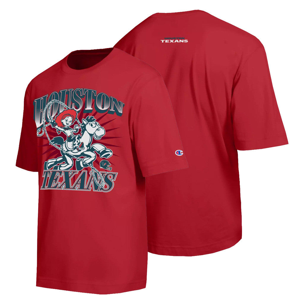 Jessie X Houston Texans T-Shirt D X Champion Football Shirt Houston Texans Merch Fan Gifts