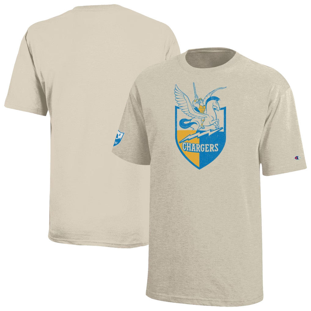 Los Angeles Chargers D X Champion Hercules And Pegasus T-Shirt LA Chargers Merch Fan Gifts