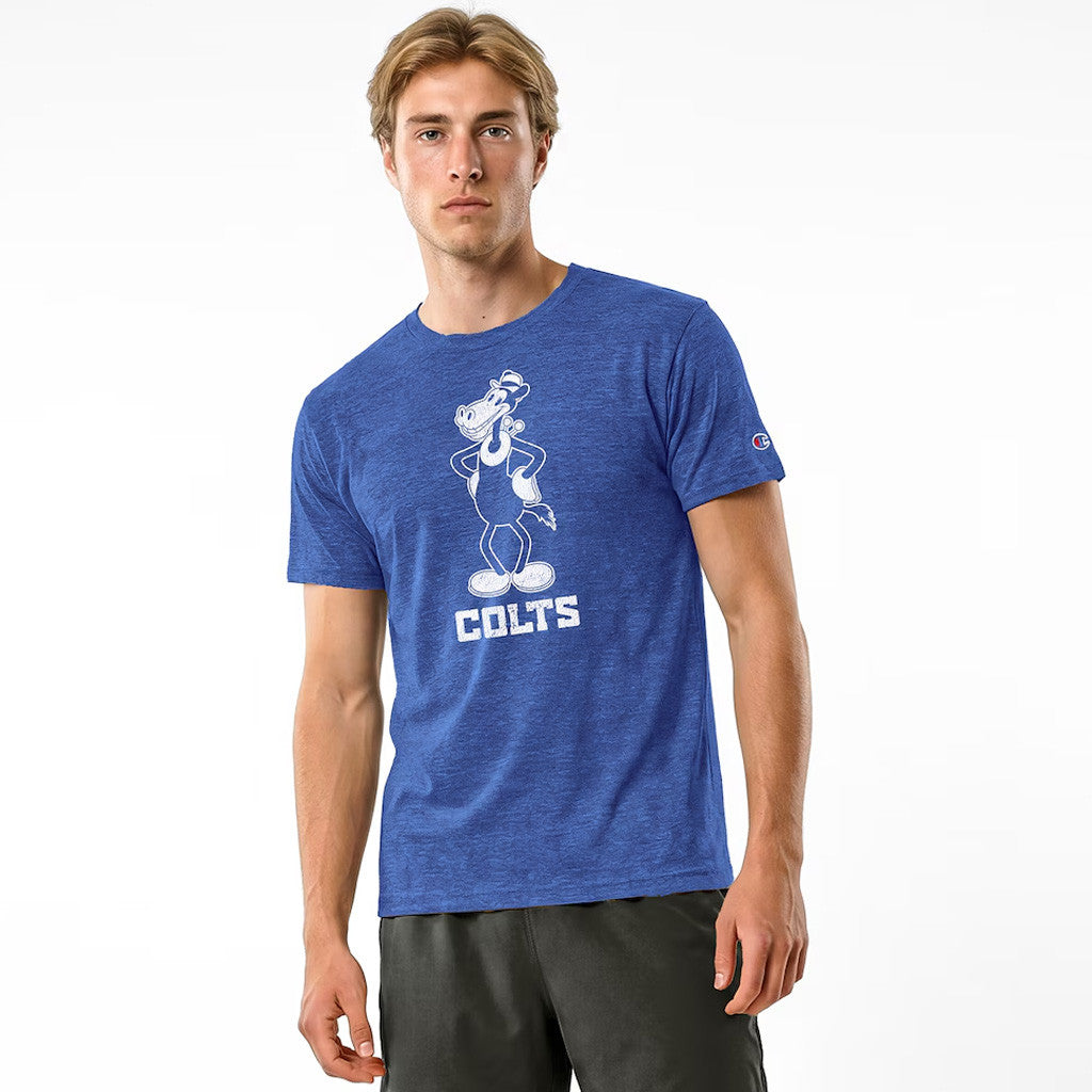 Indianapolis Colts D X Champion Horace Horsecollar T-Shirt Indianapolis Colts Merch Collab Tee