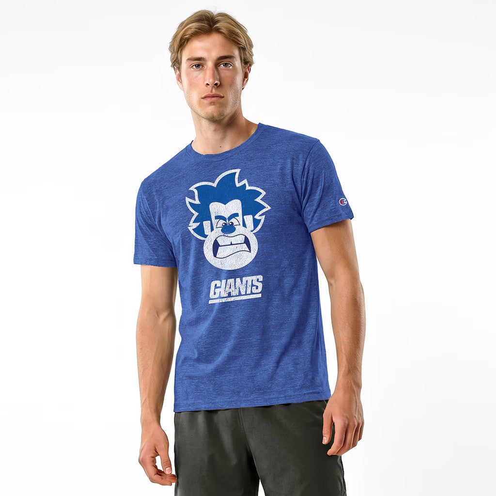 New York Giants D X Champion Wreck-It Ralph T-Shirt Collab Shirt NY Giants Merch Fan Gifts