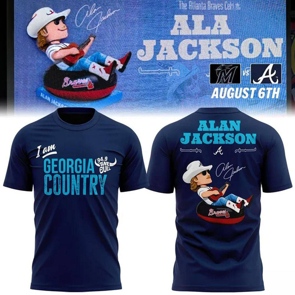 Alan Jackson Celebration Night Atlanta Braves 2026 Georgia Country T-Shirt Alan Jackson Merch