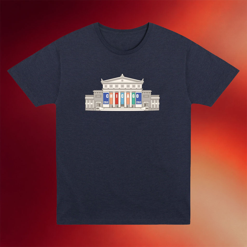 Field Museum Chicago Merch 2026 Museum Building Banners T-Shirt Gift Ideas For Him