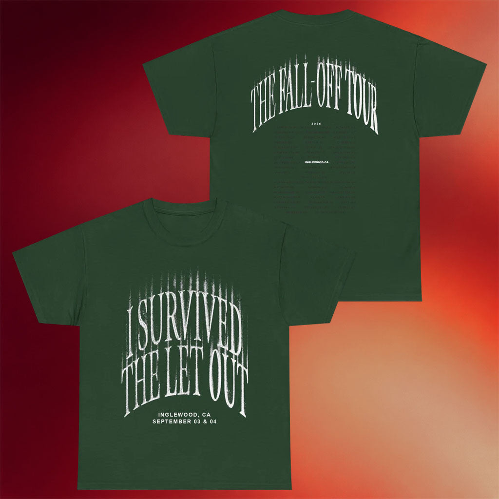 J Cole Tour Merch 2026 The Let Out Inglewood T-Shirt J Cole Merch The Fall Off Tour Apparel
