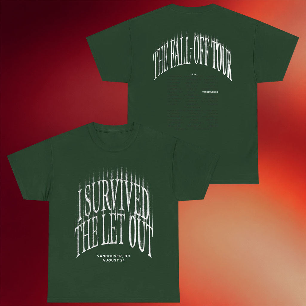 J Cole Tour Merch 2026 The Let Out Vancouver T-Shirt The Fall Off Tour Merch Gift For Fans