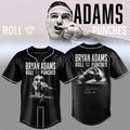 Bryan Adams Merch Roll With The Punches Tour 2026 Signature Baseball Jersey Gift For Fans