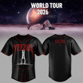 Kanye West Merch Yeezus World Tour 2026 Darkness Graphic Baseball Jersey Shirt Music Fan Gift