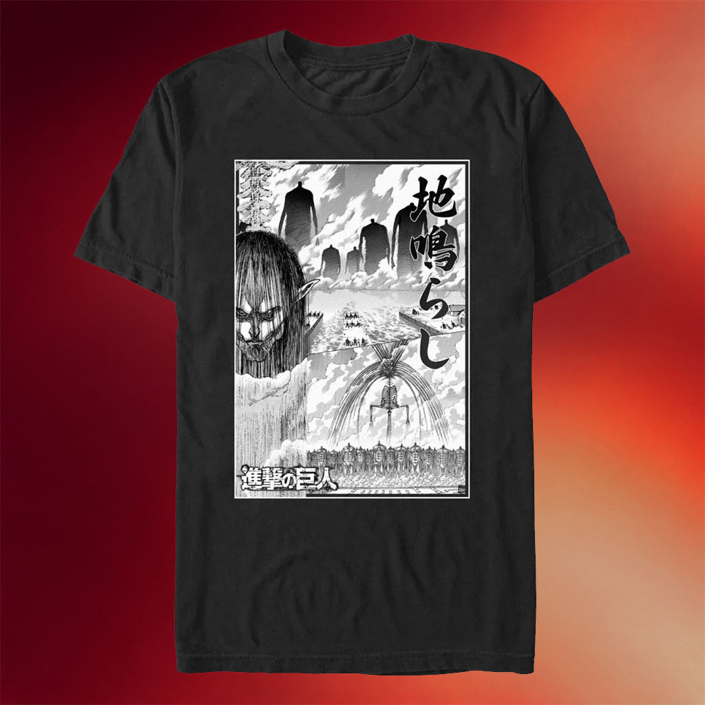 Attack On Titan Merch 2026 The Rumbling's Collage T-Shirt Gifts For Manga Lovers
