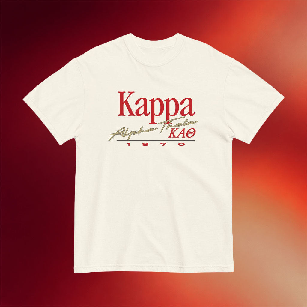Kappa Alpha Theta Merch 2026 Year Book Sorority T-Shirt Gift Ideas For Girlfriend