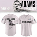 Bryan Adams Roll With The Punches Tour 2026 Signature Baseball Jersey Bryan Adams Merch