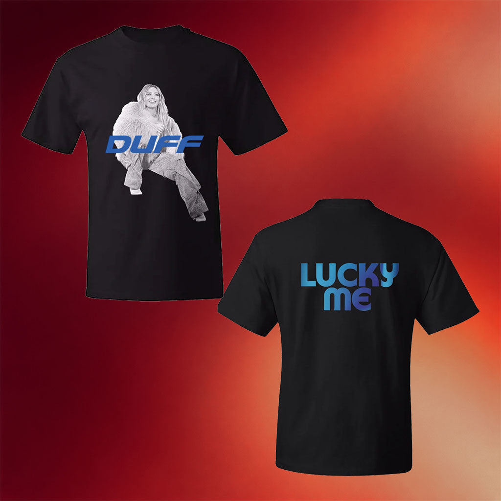 Hilary Duff Merch 2026 Lucky Me Photo T-Shirt Music Lover Gifts For Her